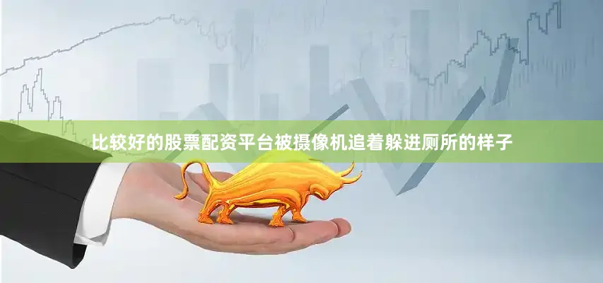 比较好的股票配资平台被摄像机追着躲进厕所的样子